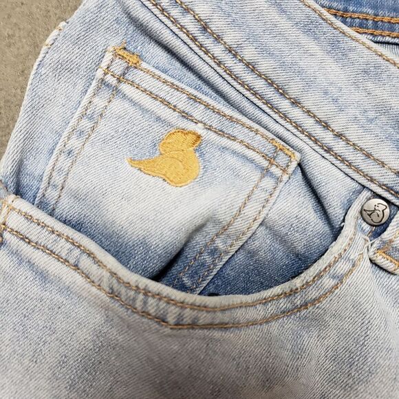 Kuwalla Men's Blue Grey Destroyed Denim Skinny Fit Jeans KUL-K5 Size 30 - Picture 6 of 16